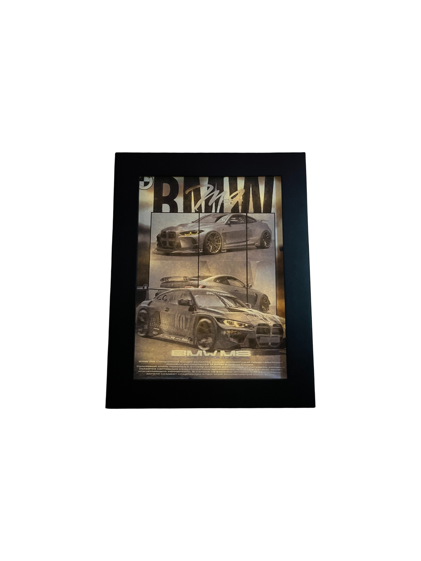 BMW M4 värillinen LED -taulu