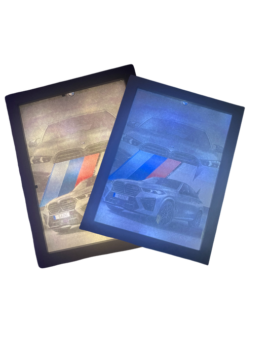 BMW X6M värillinen LED taulu