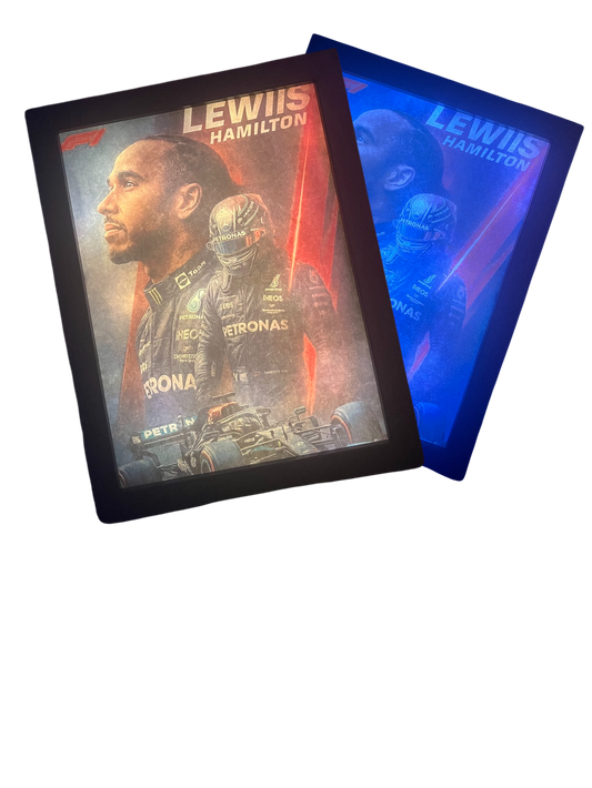 Lewis Hamilton värillinen LED taulu