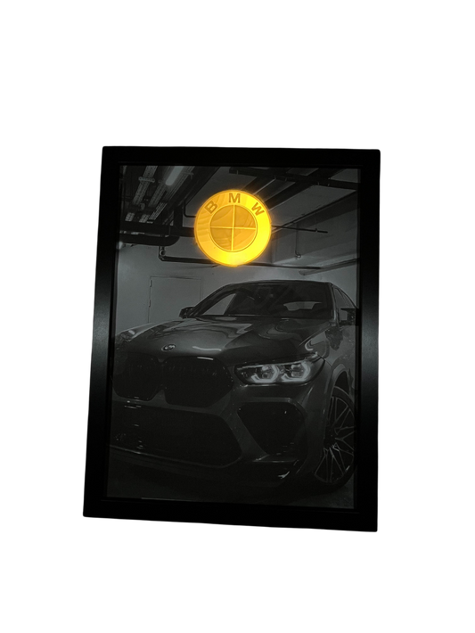 BMW X6M LED taulu 3D