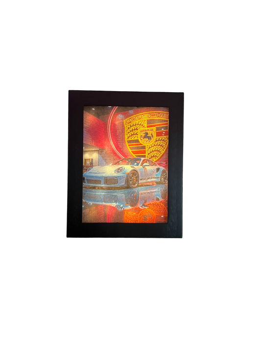 Porsche värillinen LED -taulu